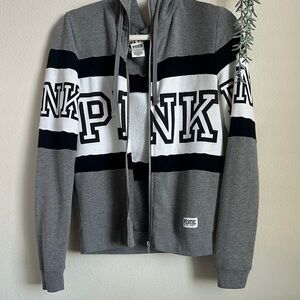 PINK VS Zip-Up Hoodie🤍🖤